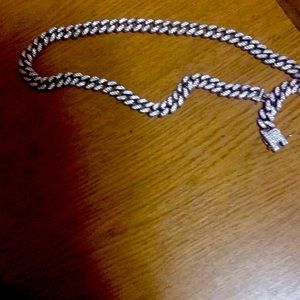 A rhinestone diamond necklace